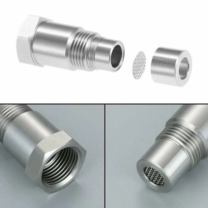 O2 Sensor Extension Adapter with Mini Catalytic Converter