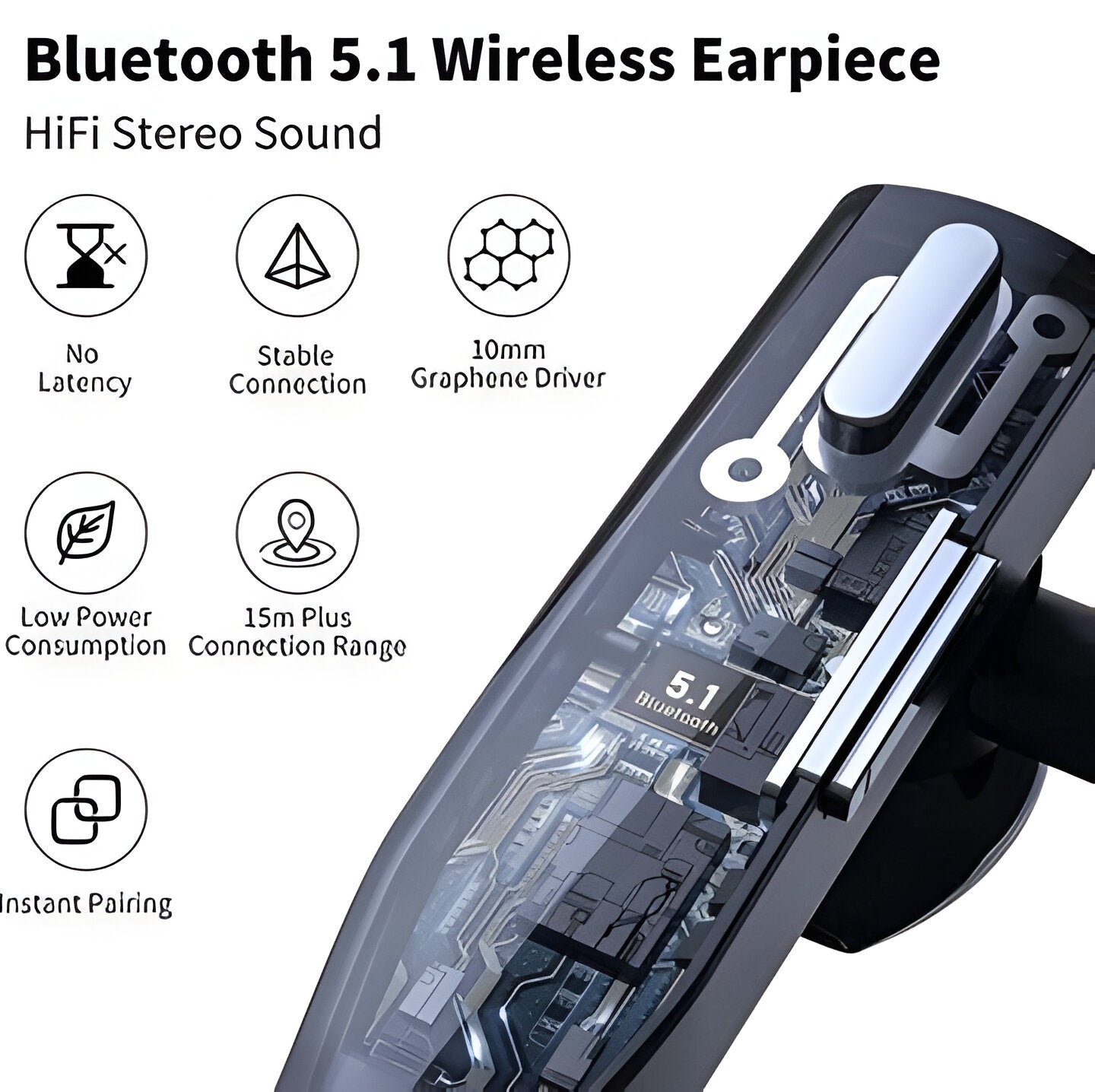 Dual-Mic Bluetooth Trucker Headset