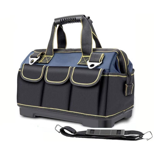 Heavy Duty Tool Bag with Wide Mouth and Waterproof Base