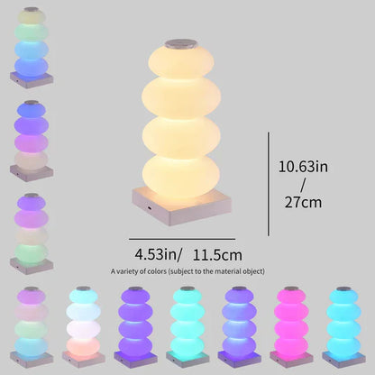 RGB LED Bedside Lamp with Touch Control
