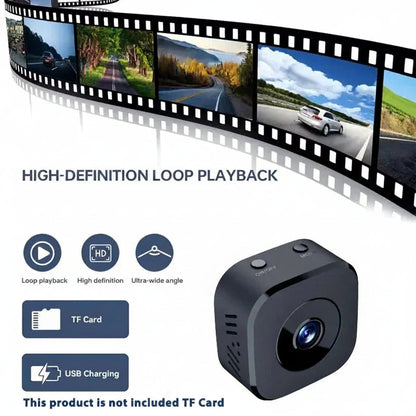 1080P HD Wireless Security Camera with Night Vision and Magnetic Bracket, 70g Compact