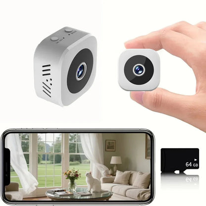 1080P HD Wireless Security Camera with Night Vision and Magnetic Bracket, 70g Compact