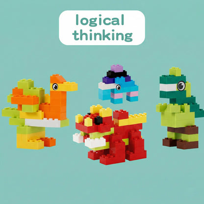 Building Blocks 1000 PCS Bulk Set Classic Bricks Toy for Kids Ages 6+