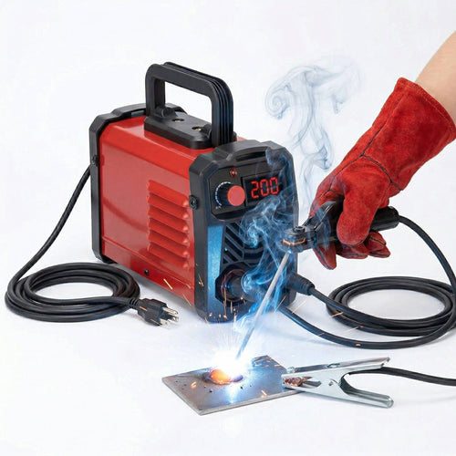 Mini Portable Stick Welder, 110/220V MMA Arc Welding Machine with LED Digital Display and Smart Voltage Conversion