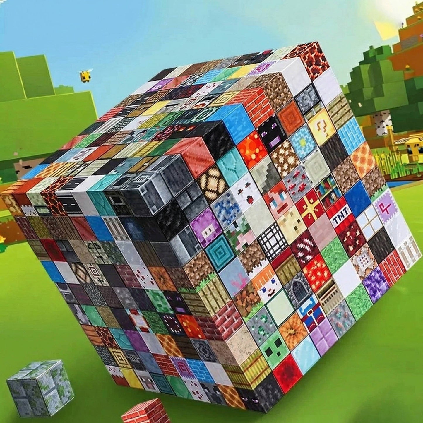 205pcs Magnetic Building Blocks with Storage Box and Figurines