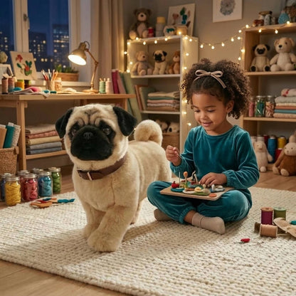 Realistic Interactive Dog Robot, Walking, Barking and Wagging Dog