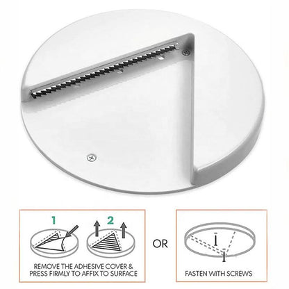 Jar Opener with Under Cabinet Mount and Leverage Design for Multiple Sizes