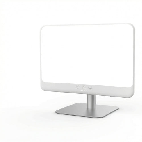 10,000 Lux Bright Light Lamp with Adjustable Brightness for Desk, Table, and Indoor Use