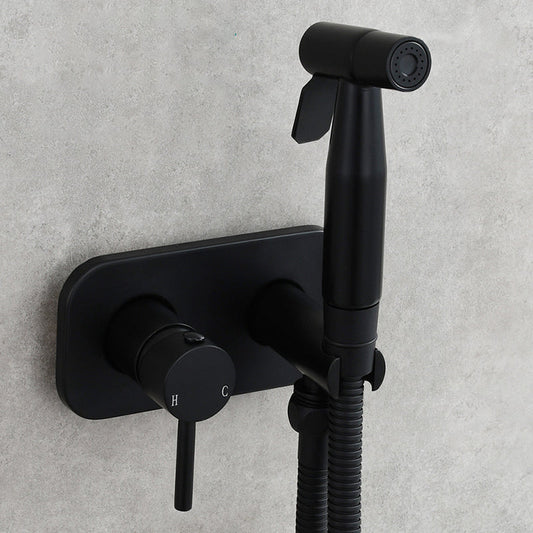 Brass Bidet Sprayer with Hot and Cold Water Control and Dual Spray Modes