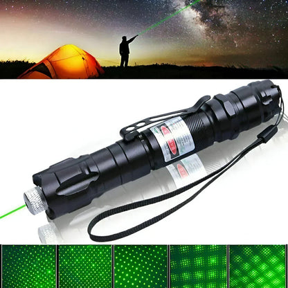 Green Laser Pointer with Rechargeable Battery and 2000 Meter Range