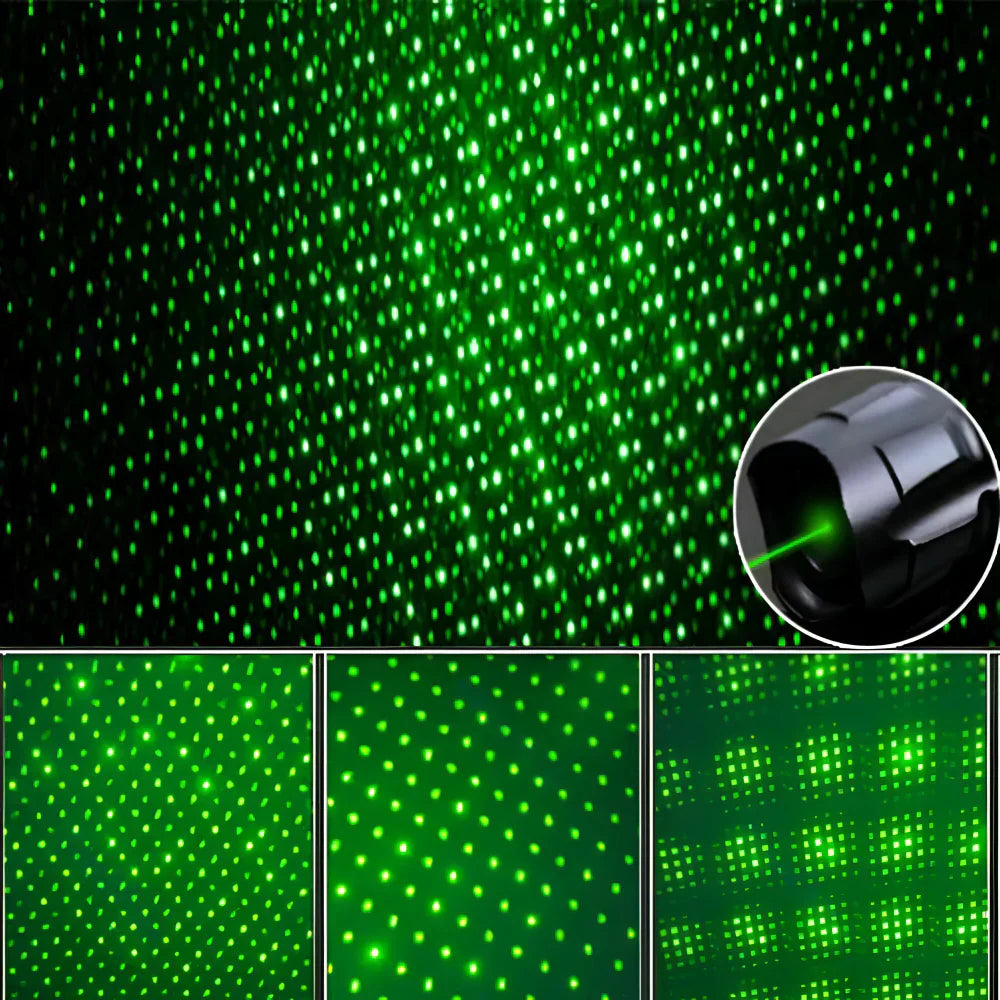 Green Laser Pointer with Rechargeable Battery and 2000 Meter Range