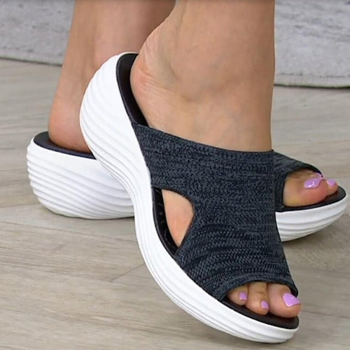 Womens Arch Support Sandals, Memory Foam Midsole and Non-Slip Outsole