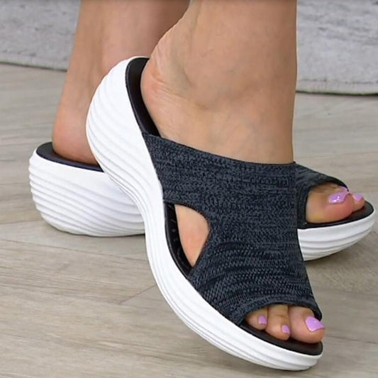 Womens Arch Support Sandals, Memory Foam Midsole and Non-Slip Outsole