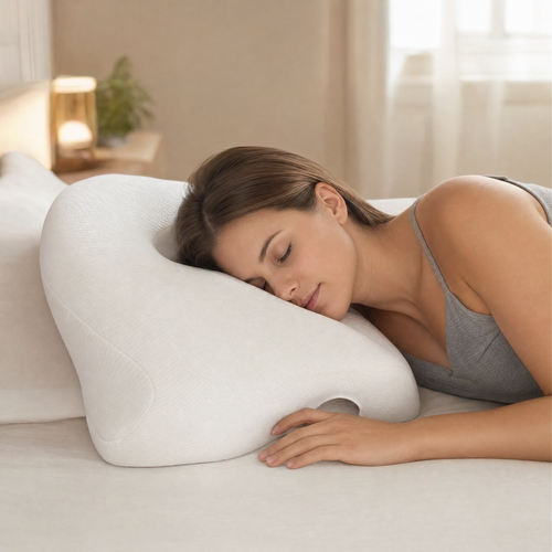 Side Sleeper Pillow With Ear Hole VIP