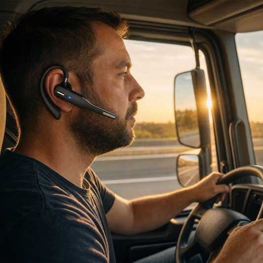 Dual-Mic Bluetooth Trucker Headset