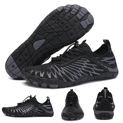 Wide Toe Box Barefoot Shoes with Zero Drop Sole and Drainage Holes