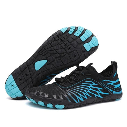 Wide Toe Box Barefoot Shoes with Zero Drop Sole and Drainage Holes