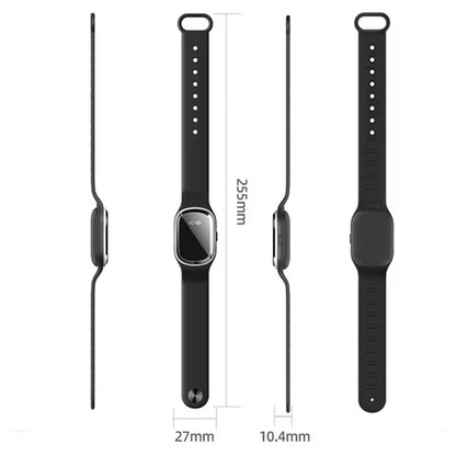 Ultrasonic Mosquito Repellent Bracelet with Adjustable Silicone Band and 130-Hour Battery, Pack of 2