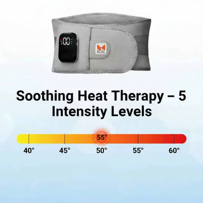 Lumbar Support Belt with Heat, Massage, and Red Light Features