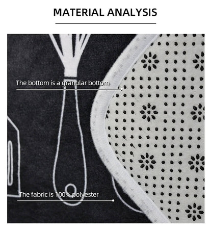 Multi Purpose Sponge Water Absorption Mat for Kitchen, Bathroom