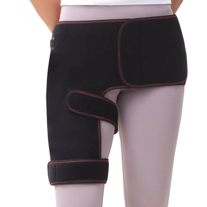 Electric Hip and Lower Back Heating Wrap with Graphene Elements – Adjustable Heat Settings, Vibration Modes, Auto Shutoff, 18.5 Inch Coverage