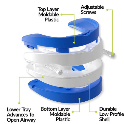 Adjustable Mouthpiece with Custom Moldable Fit