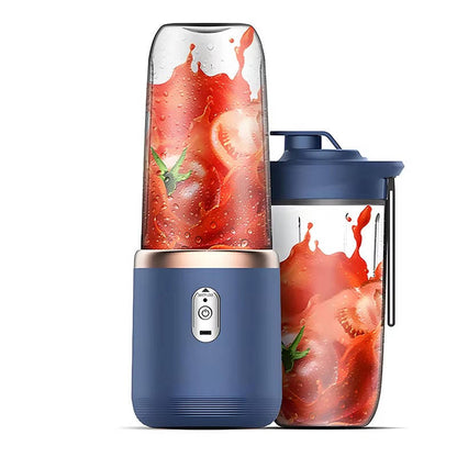 14.07oz Portable Juicer Blender USB Rechargeable Electric Fruit and Smoothie Maker (2 Cups)