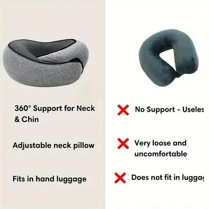 Snail Style Memory Foam, Travel Curved Neck Pillow