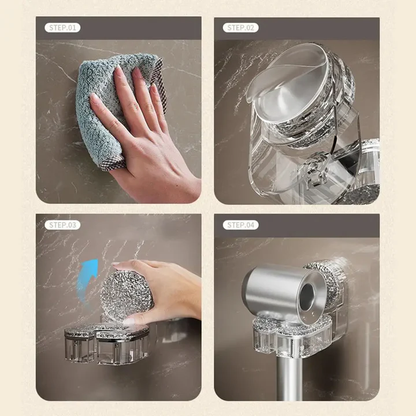 Wall-Mounted Hair Dryer Holder