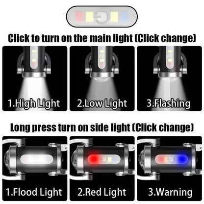 Rechargeable Keychain Flashlight, Work Light