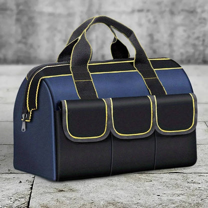 Heavy Duty Tool Bag with Wide Mouth and Waterproof Base