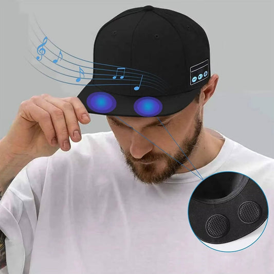 Wireless Bluetooth Baseball Cap with Speaker, Bluetooth Hat, for Music and Calling