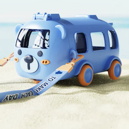 Cartoon Toy Bus Water Bottle