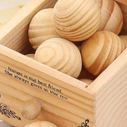 Camphorwood Moth Repellent Balls for Closets and Storage