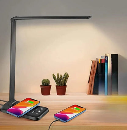 Adjustable LED Table Lamp With Charging Function