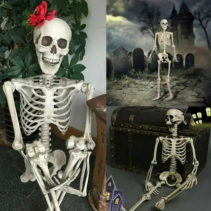 Creepy Poseable Skeleton for Halloween Decorations