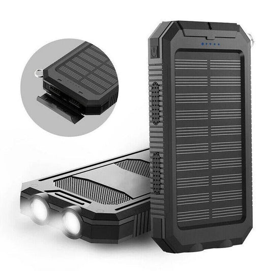 30,000mAh Solar Charger Waterproof Power Bank External