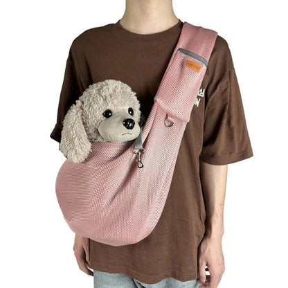 Lightweight and Breathable Crossbody Dog Sling Shoulder Bag