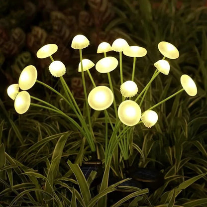 Solar Swaying Mushroom Garden Decor Lights