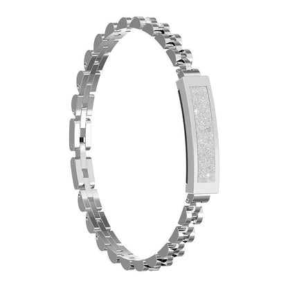 Women’s Smart Bracelet, Chain Style Fitness Tracker with Heart Rate, Sleep, and Activity Monitoring