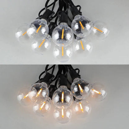 Outdoor LED Bulb String Lights for Home and Events