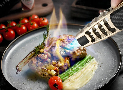 Adjustable Flame Torch Lighter – Blue Flame for Kitchen and Outdoor Use