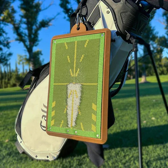 Impact Tracing Golf Training Mat for Improving Swing Mechanics