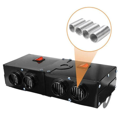 Fast Heating 500W Electric Car Heater and Fan