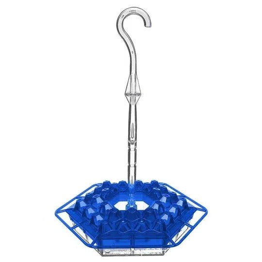 Hanging Hummingbird Feeder with Ant Guard and Resting Perch