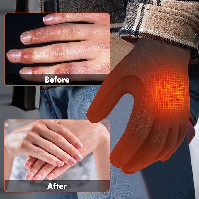 Ultra Thin Heated Glove Liners for Extra Hand Warmth