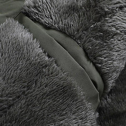 Multi-Pocket Padded Workwear Fleece Jacket