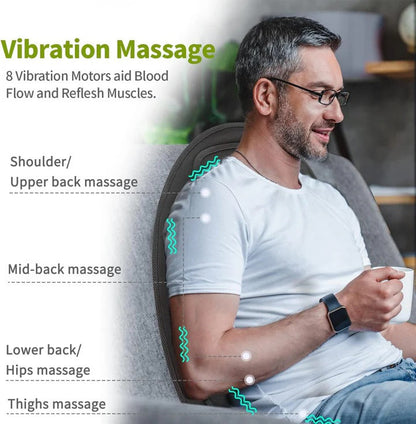 Heated Vibration Cushion Pad for Chair and Car Seat
