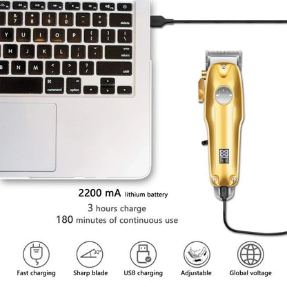 Cordless Hair Clipper Set for Trimming and Cutting
