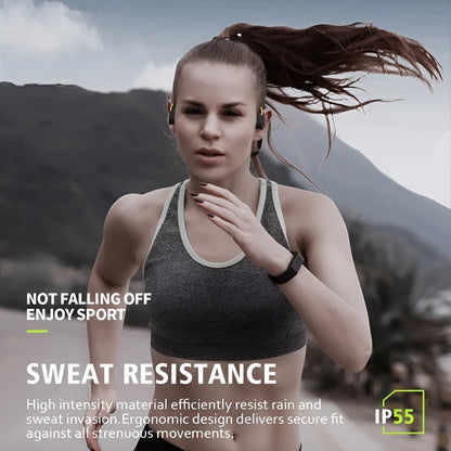Bluetooth Bone Conduction Headset with Open-Ear Design